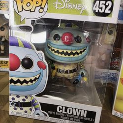 Funko Pop Clown 452 Nightmare Before Christmas Disney Horror