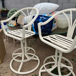 Pair of metal Bar Stools
