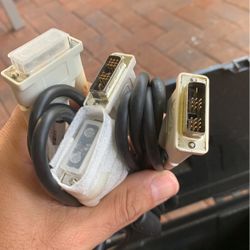 Monitor Cables 2 Pc New