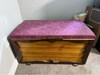 Solid wood chest