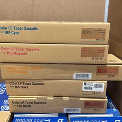Ricoh Color Toner Cassette Set Plus 1 Extra Black