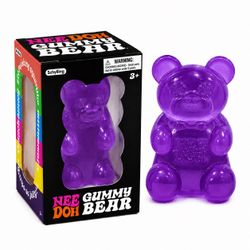 NeeDoh Purple Gummy Bear – Free Shipping