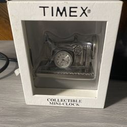 Timex Mini Clock Sewing Machine Collection 