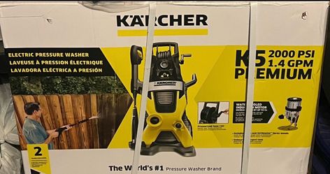 Karcher Pressure Washer, K5 Premium, 1.45 GPM, Hose Reel, 32 ft. Hose - 2000 PSI