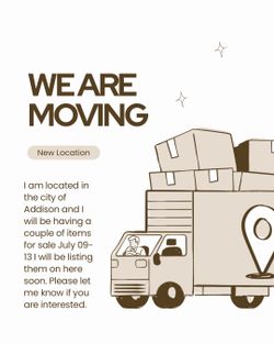Moving Sale