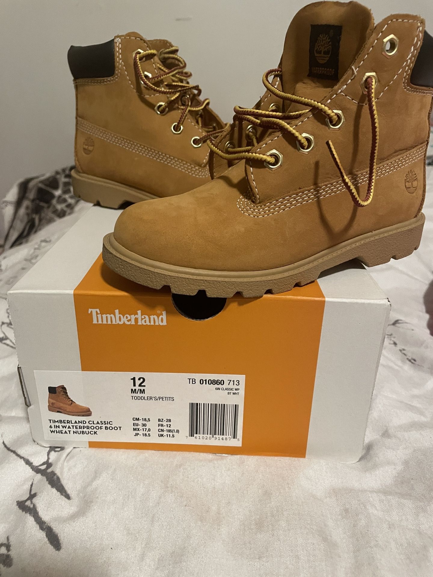 Preschool Size 12 Timberlands