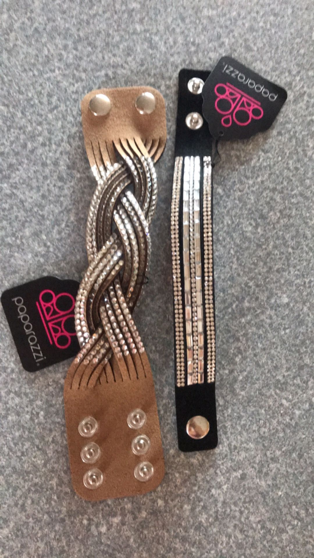 Rhinestone wrap bracelets