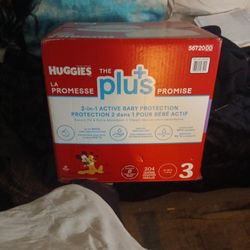 Huggies Size 3 And Pampers Size 4