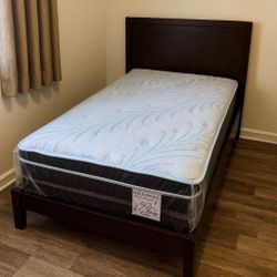 Twin Size Pillow Top Mattress – 14” Thick | ✨ Brand New from Factory | Excellent Comfort | Also in Full, Queen & King | 🚚 Same-Day Delivery 