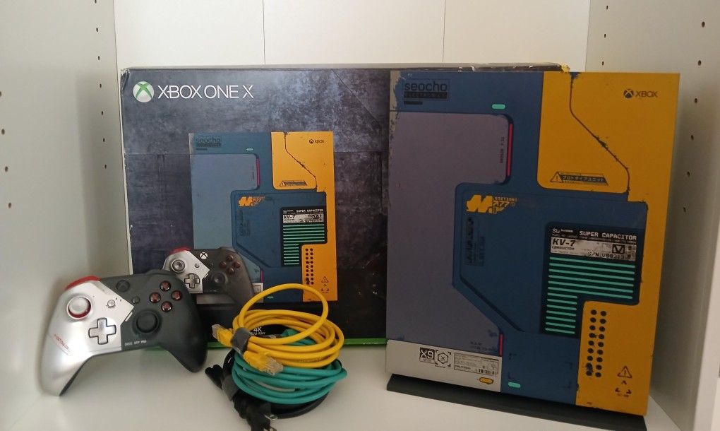 Xbox One X cyberpunk **LIMITED EDITION**