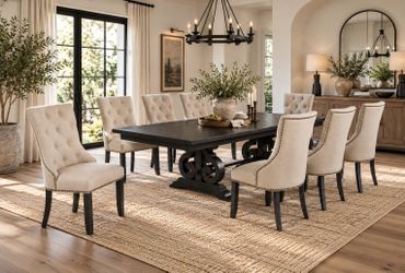 9-Piece Dining Table and Chair Set ((CLEARANCE SALE!!!)) Reg. $2600