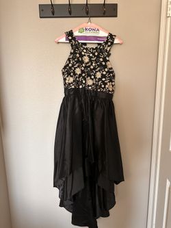 Girls Black Party Dress