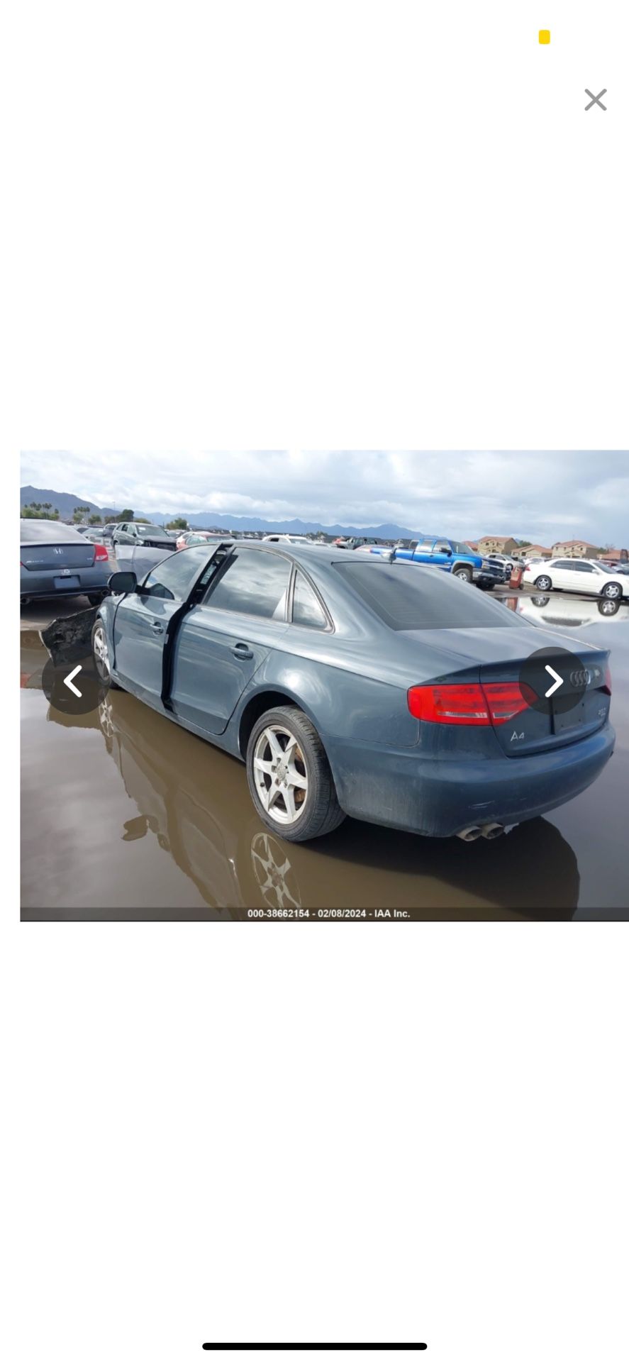 2009 audi a4 parts only