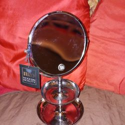 New DOUBLE  SIDED MIRROR WITH 2 TRAYS For $15