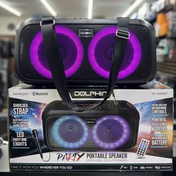 ‼️🔥 2023 SALE🔥‼️2000W Dual 6.5” Rechargeable Party Speaker with carrying strap and MIC🔊🎶