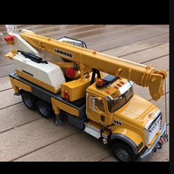 BRUDER LIEBHERR CRANE TRUCK! 