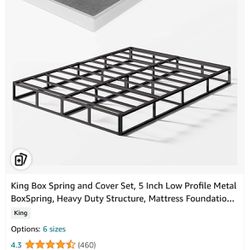 King Metal Box Spring 