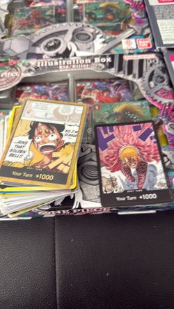 One piece illustration boxes 4 plus lot of cards