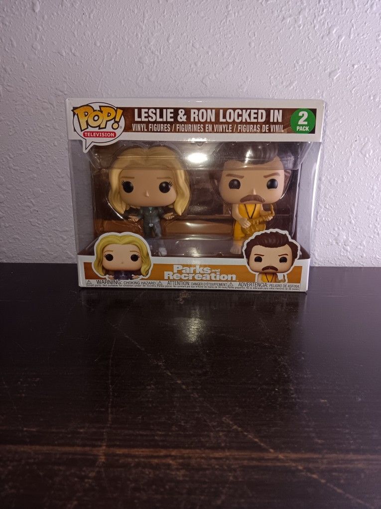 Funko POP! Parks and Recreation - 2pk Locked in Ron & Leslie Exclusive