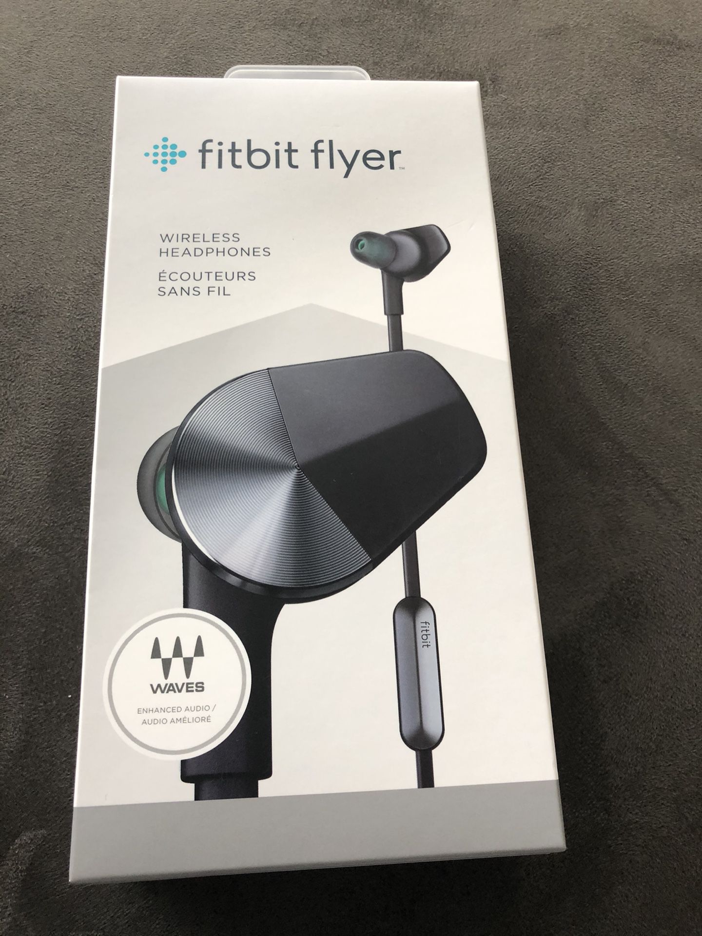 Fitbit Flyer Wireless Headphones Nightfall Blue BRAND NEW FACTORY SEALED