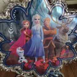 Frozen 2” Pull-String Pinata, Foil Edges new