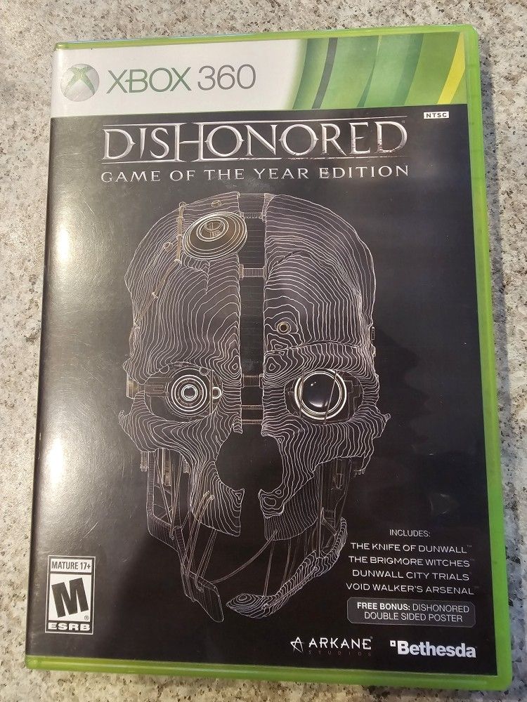 Xbox 360 Dishonored Game Of The Year Edition 