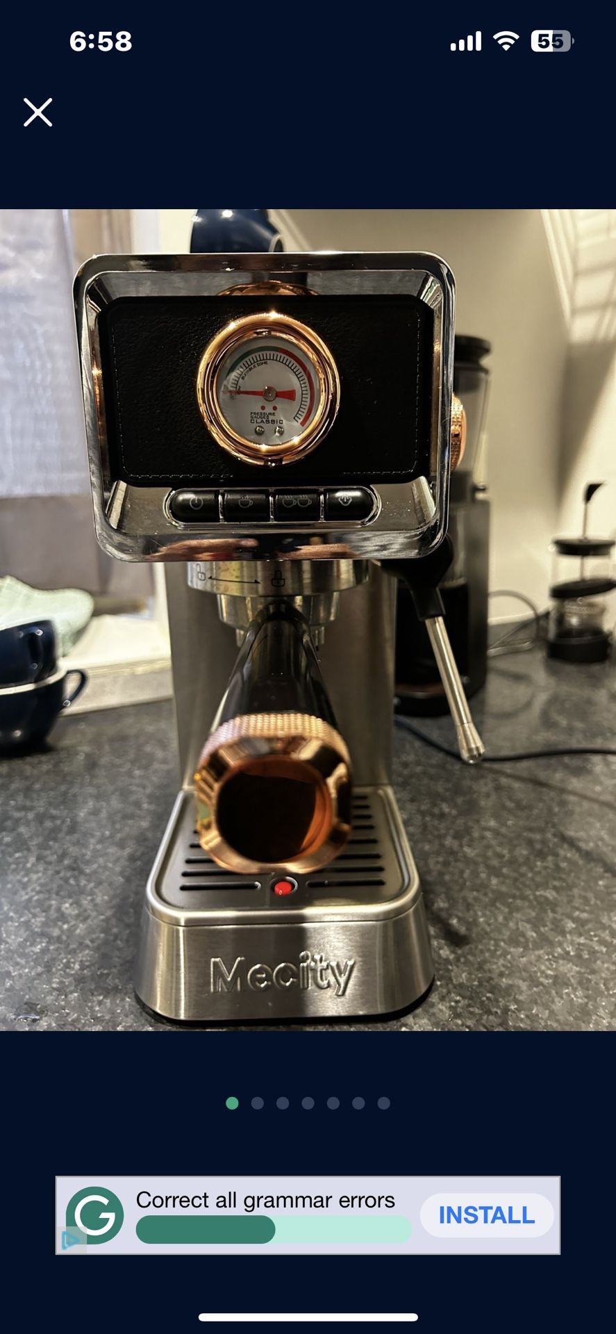 Expresso machine for SALE! Freebies Included!