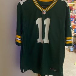 Large Green Bay Packers Jersey.  #11 Jayden Reed
