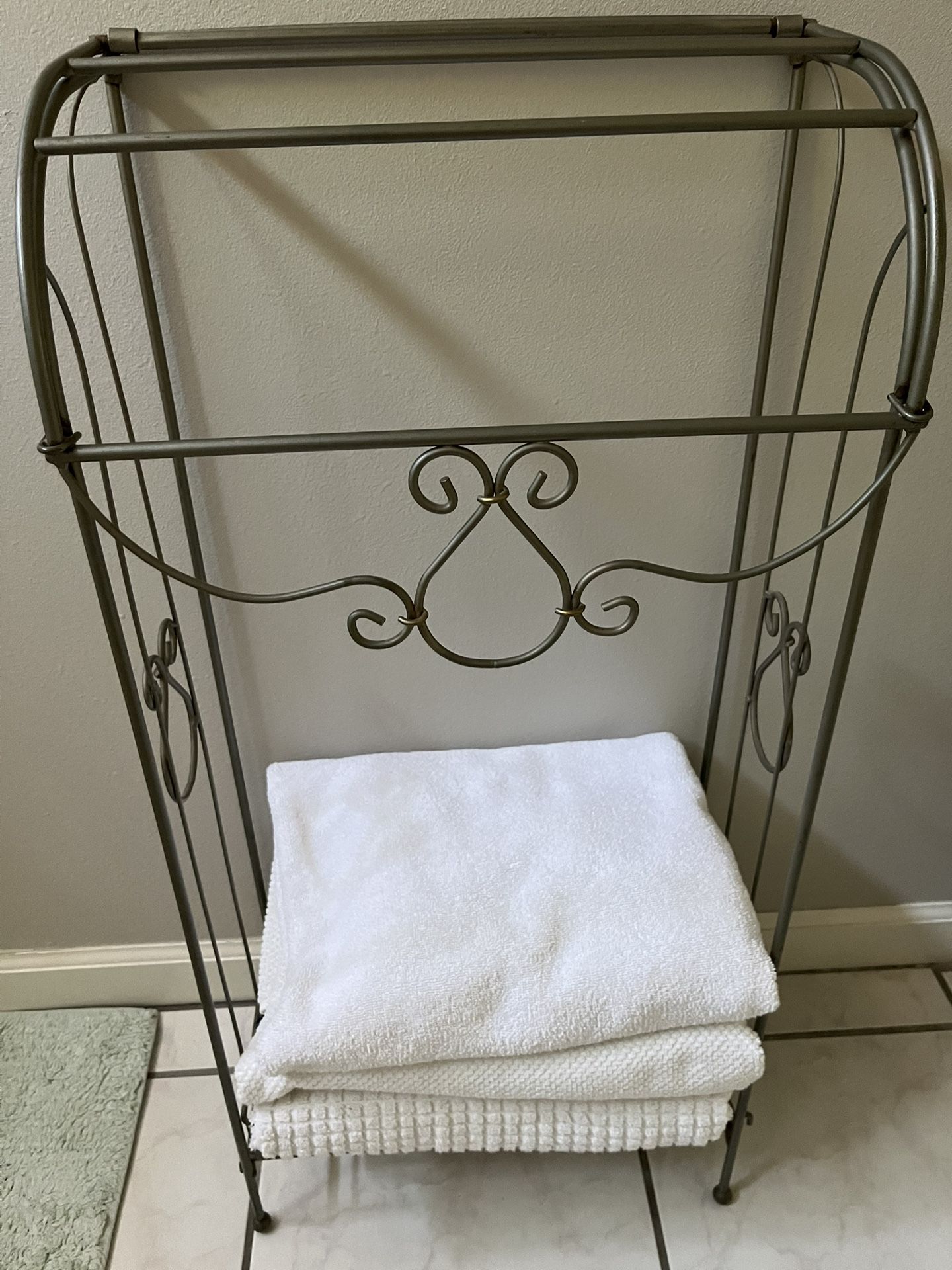 Bath Towel Rack 3piece Decor