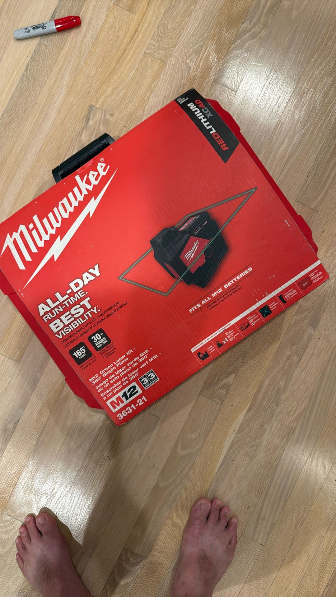 Milwaukee M12 Green Laser 360 Degree Single Plane 2631-21