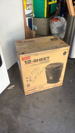 Staples 12-Sheet High Speed Shredder