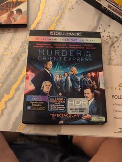 Murder On The Orient express 4k Blu Ray Movie 