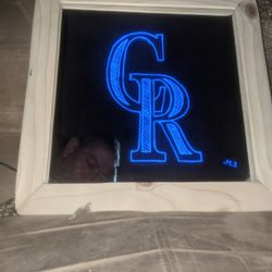 Engraved  Mirror. Colorado  Rockies 