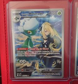 Cynthia's Roserade Illustration Rare NM