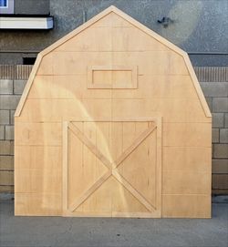 Wood Backdrop Barn