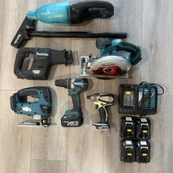 Makita Cordless Power Tool Set 