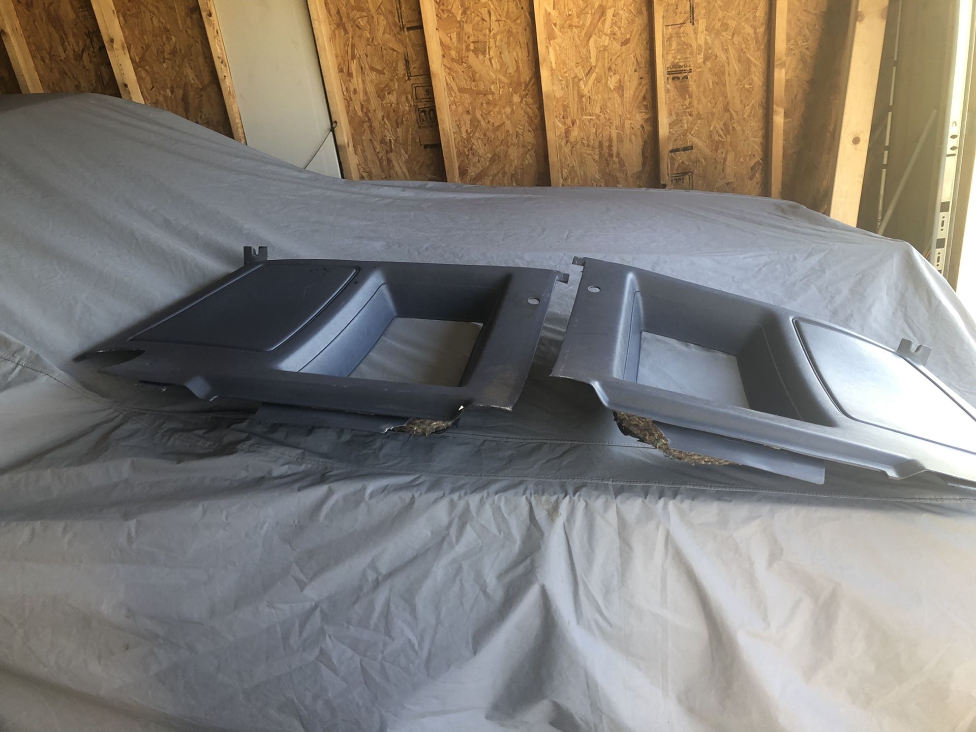 G body rear top window panels set