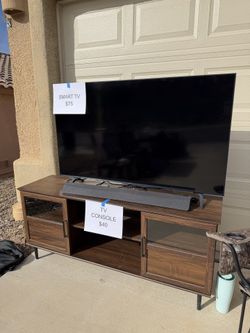 LG TV with soundbar