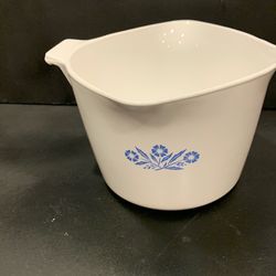Vintage 1960’s Corning Ware 1 TV 33 oz. This Sauce Maker /Mixing Bowl With 3 Por Sprouts