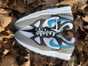 Nike Air Span II 2 Black Laser Blue White AH8047-001 Men display picture 1