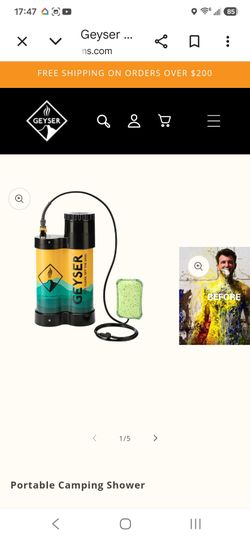 Geyser Shower System