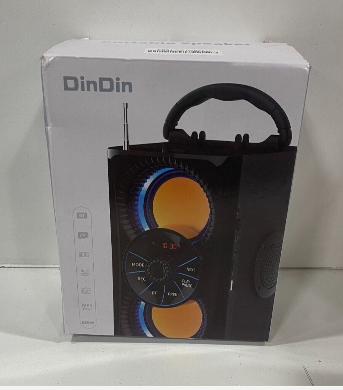 DinDin Portable Bluetooth Indoor / Outdoor Speaker
