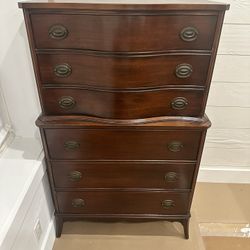 Antique Mahogany Tall Dressers