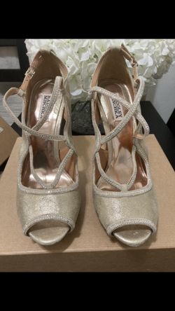 NEVER WORN, BADGLEY MISCHKA HEELS