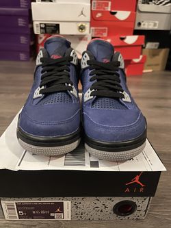 Jordan 4 Gs Size 5y Winterized Loyal Blue 