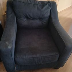 2 BLUE CHAIRS — $40 FOR BOTH