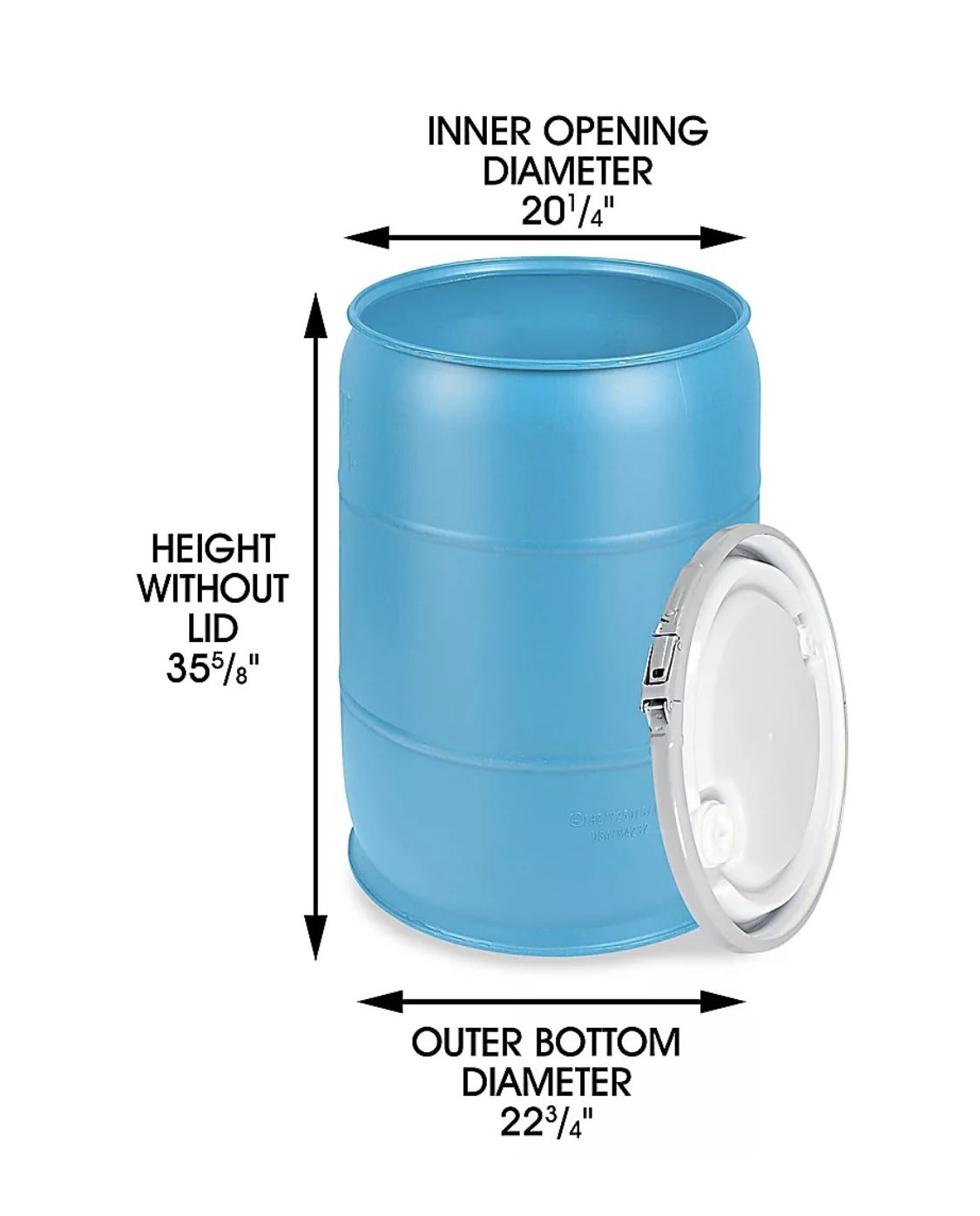 Plastic Drum With Lid