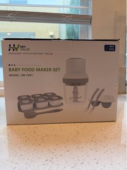 NEW Unopened HeyValue Baby Food Maker Set – Complete Feeding Prep Kit