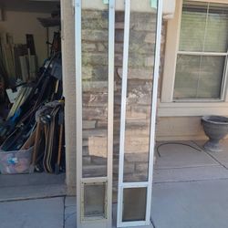 6ft Tall Pet Dog Cat Door Sliders $40-$50 Each Read Description See All Photos 