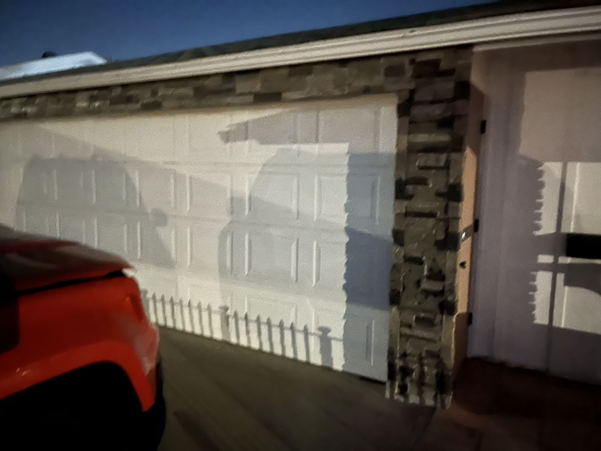 GARAGE DOOR 16' X 7 Two Car w/ Chamberlain pro